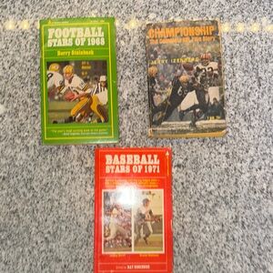 Vintage Sports Book Collection 1966,1968,1971